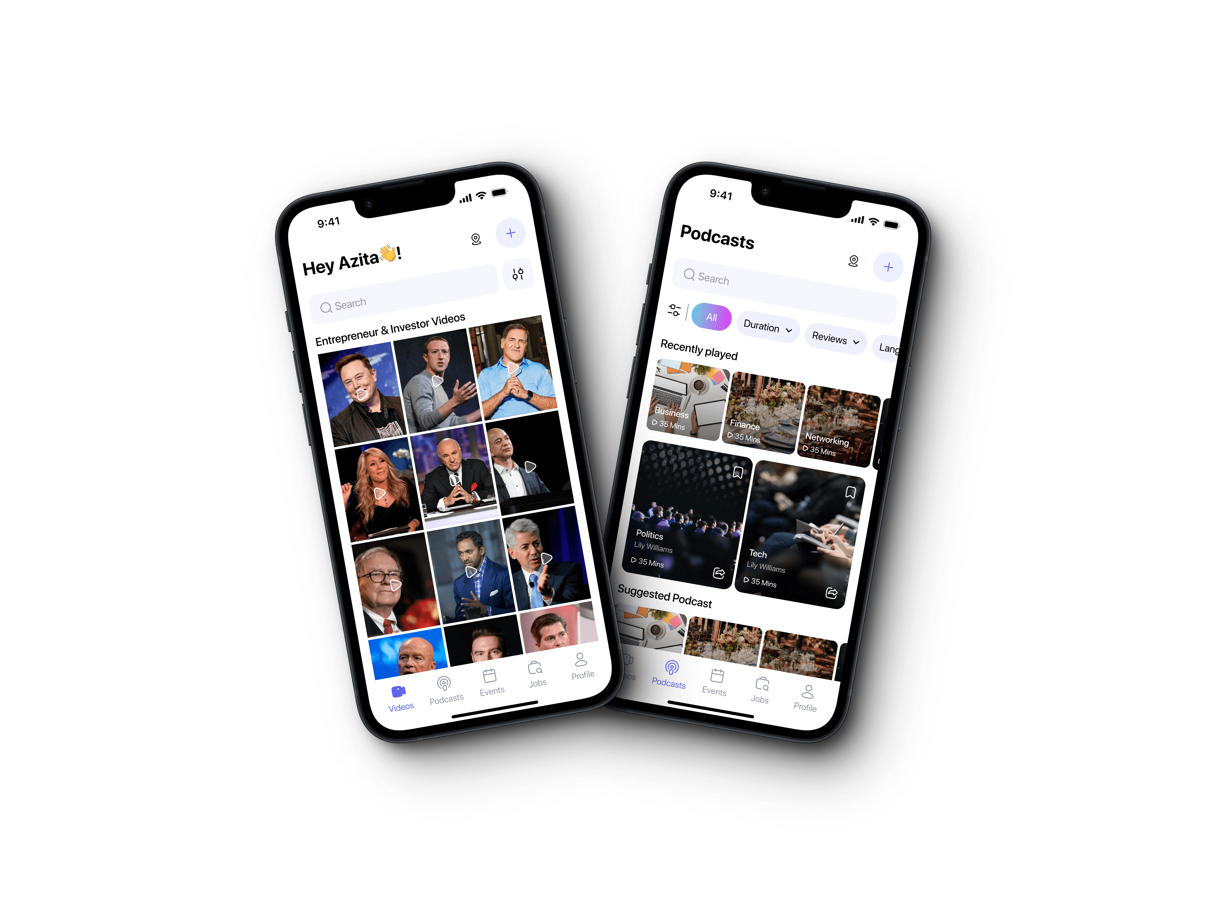 Teqtak video and podcast phones